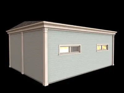 garage Low-poly 3D model order