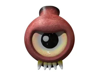 VIRUS monster eye 3D model
