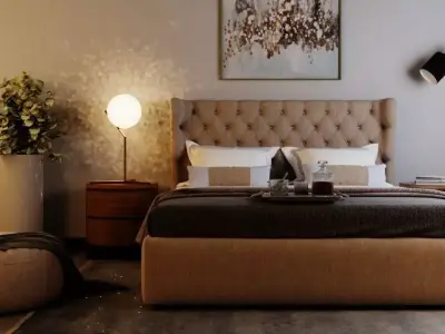 New classic Bed 3D model