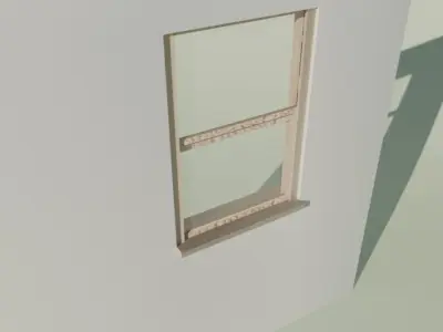 Window Low-poly 3D model