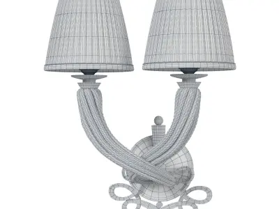 1stdlibs Jules Leleu double torsade sconce Low-poly 3D model