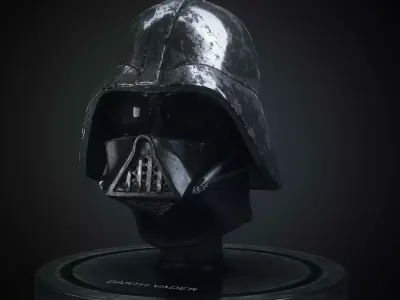 Darth Vader Helmet 3D model 3D model