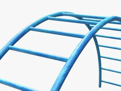 Climbing monkey 02 3D model