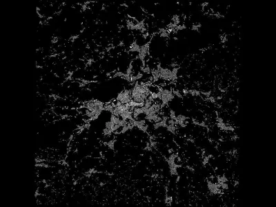 Bern Streets and Buildings 3D model