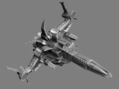Spaceship 3D print model buy