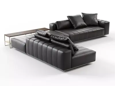 Freeman Corner Sofa System H 3D model