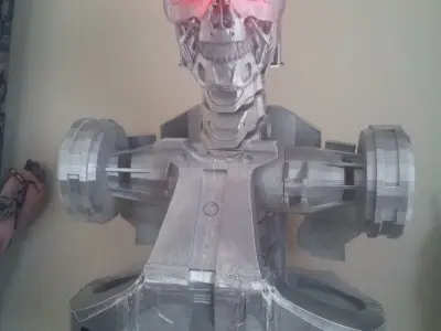 Terminator real life size 1m80 3D model