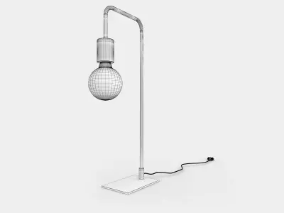 Modern contemporary minimalist table lamp 3D model
