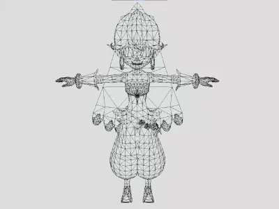 Primm - 2 Skins Included - Secret Of Mana - Cute Anime Girl Low-poly 3D model