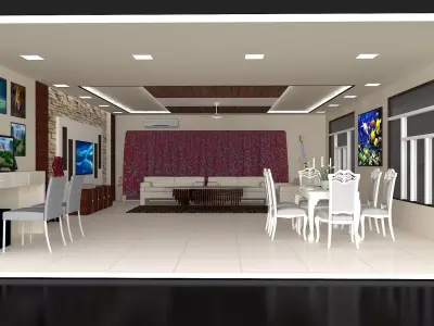 Interior Design 3D model 11