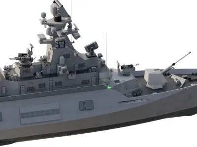 MULTIROLE COMBAT CORVETTE 3D model