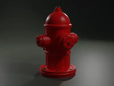 fire hydrant 3D model