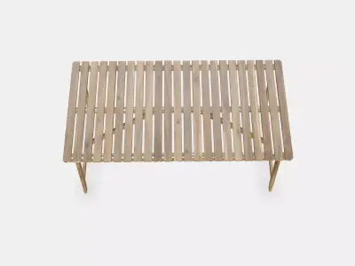 ASKHOLMEN table-outside Low-poly 3D model