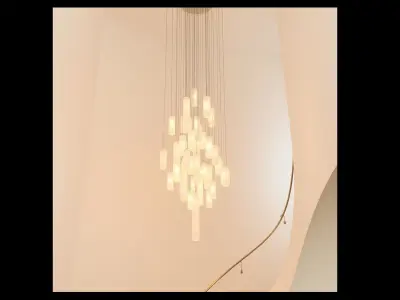 Modern Material Light Pack Low-poly 3D model