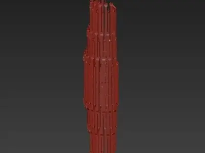 MATHENY V WALL LAMP by DELIGHTFULL Black 3D model