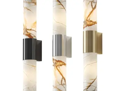 Chandeliers life - Alabaster Wall Sconce 3D model