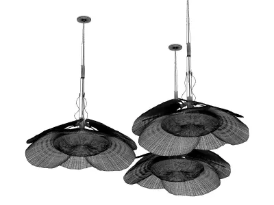 Uchiwa pendants 3D model