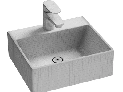 Washbasin Mira MR-3328 3D model