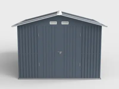 OUTDOOR STORAGE SHED Low-poly 3D model