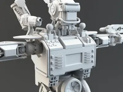 Chappie V2 Highpoly 3D model