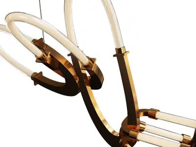 Bouchon Chandelier by Barlas Baylar Low-poly 3D model