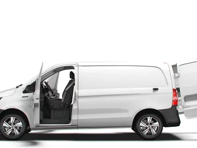 Mercedes Benz eVito L1 HQ Interior 2024 3D model