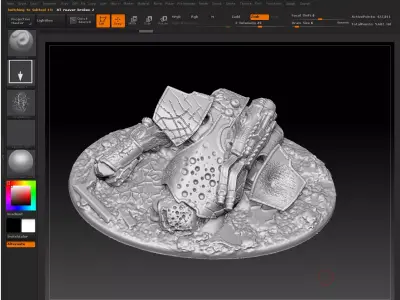 EPIC - ARMAGEDDON titans graveyard set 1 3D print model