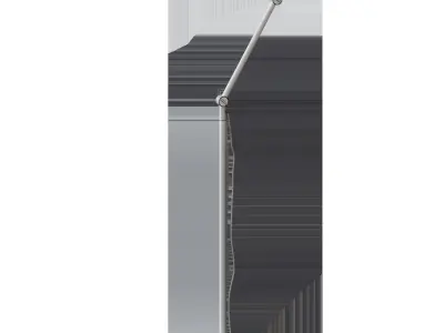 NIMONE Floor reading lamp anthracite 3D model