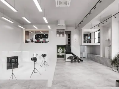 Modern Photography Studio 3D model