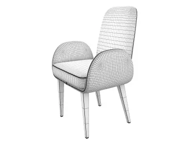 Gondole Armchair 3D model