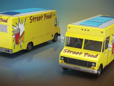  Urban Street Food Stand Truck Simplified 