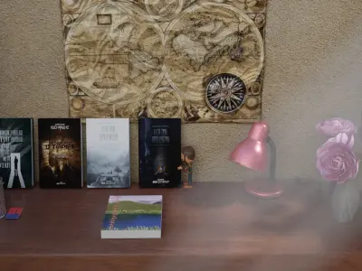 Desk Lamp - GloboStar Student 3D model