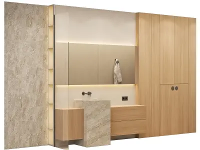 Bathroom Furniture RJ Easy Design 15 3D model