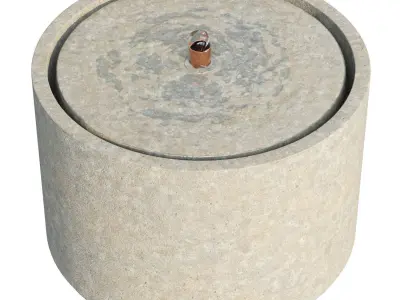 Salinas Fountain 3D model