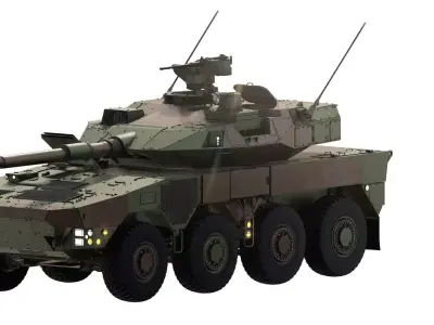 Type 16 maneuver combat vehicle 3D model