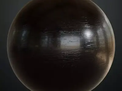 Sci-Fi Dark Chrome Tech PBR Seamless Texture