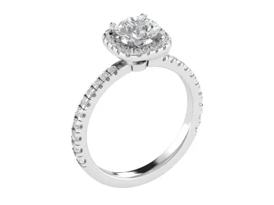 Women Ring  Render 3dm STL OBJ FBX TXT Details 3D print model 20