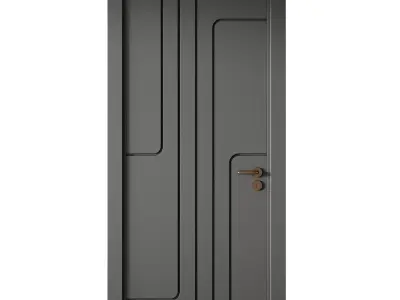 Soft Boz Vizon Interior Door 21 3D model