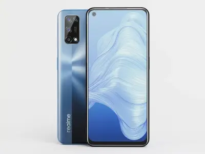 realme 7 huawei pro 3D model