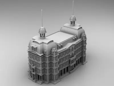Buisness center in Chicago 3D print model