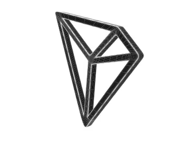 TRON Coin V2 006 Low-poly 3D model