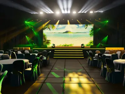 3d stage design - 5 design 3d model  Texture