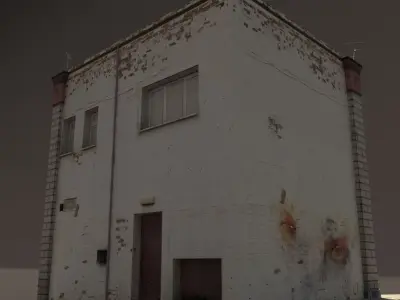 Apartment House Low Poly 3d Model 152 Low-poly 3D model