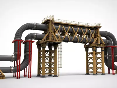 Sci Fi Modular Environment 15 3D model