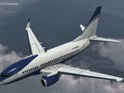  Boeing 737-600 with Interior 