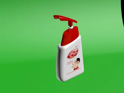 Lifebuoy hand wash Free low-poly 3D model
