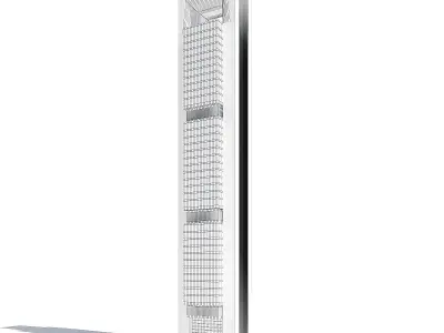 Skyscraper 3D Model tall building 3D model