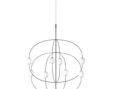 AXIA ceiling lamp by LODES 3D model