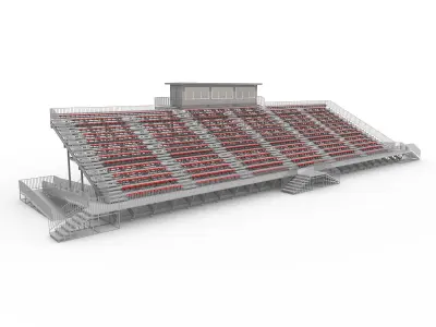 Collection Bleachers 12 3D Model Pack