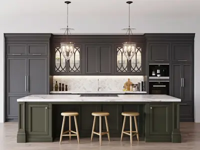 Classic kitchen 2 3D model